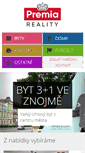 Mobile Screenshot of premiareality.cz